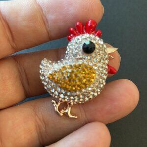 Chicken 🐔 brooch pin